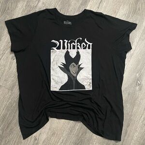 Disney’s Villain Maleficent Black Graphic T-Shirt